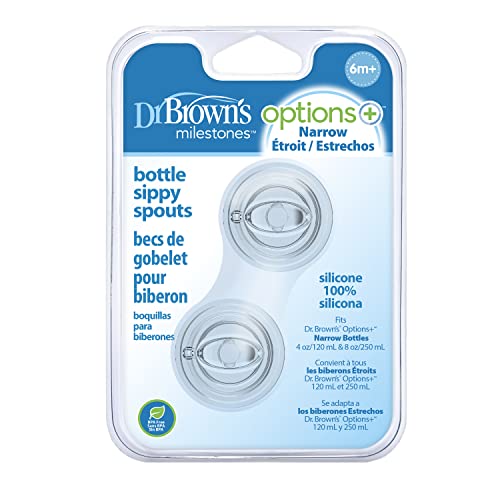 Dr. Brown's Options+ Narrow Sippy Spouts, 2-Pack