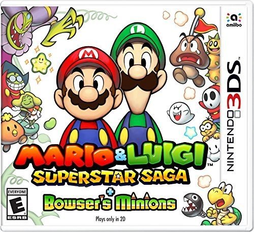 Book Cover Mario & Luigi Superstar Saga + Bowser's Minions - Nintendo 3DS