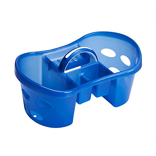 OCM Shower Caddy for College Dorm Bath Essentials (Caddy Color: Royal Blue)