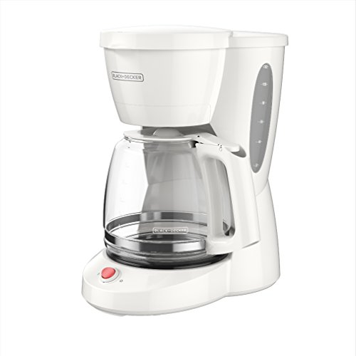 BLACK+DECKER CM0940WD 12-Cup* Switch Coffee Maker, Duralife Glass Carafe, White