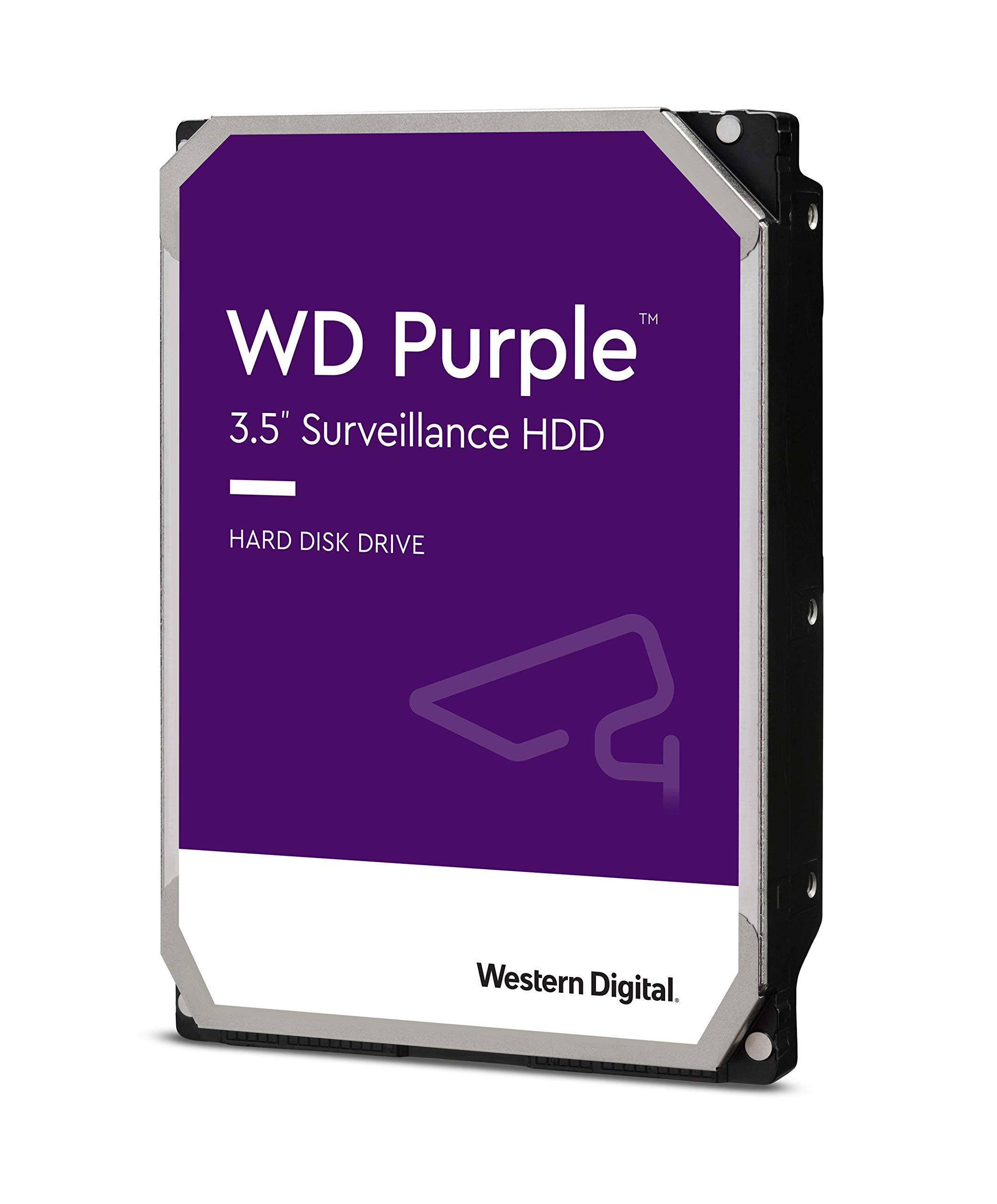 Western Digital 4TB WD Purple Surveillance Internal Hard Drive HDD - SATA 6 Gb/s, 64 MB Cache, 3.5" - WD40PURZ 64 MB Cache 4TB