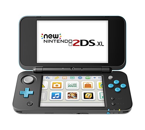 Book Cover Nintendo New 2DS XL - Black + Turquoise