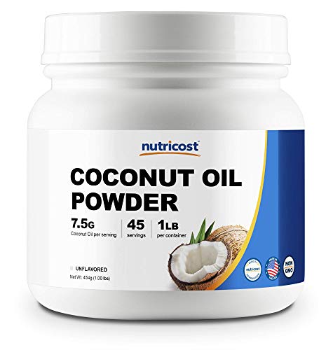 Nutricost Coconut Oil Powder 1 LB, 45 Servings - Non-GMO and Gluten-Free - Premium Quality Made in The USA ...