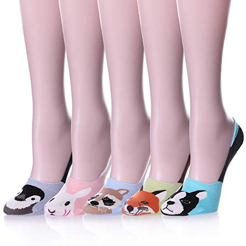 Women's Ankle Cute Animal Pattern Cotton Low Cut Socks
