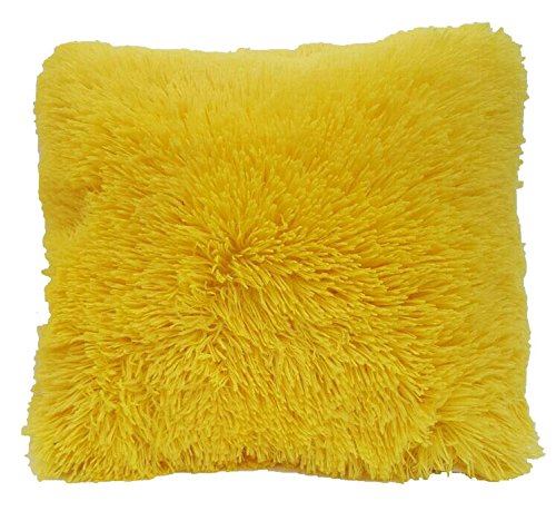 Book Cover LuxuryDiscounts Super Soft Faux Fur Decorative Filled Throw Pillow Cushion (16