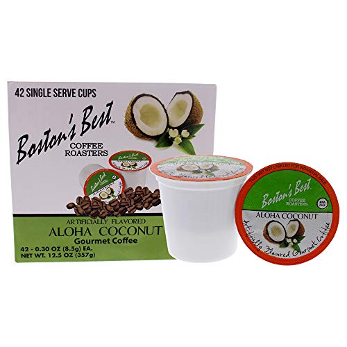 Boston's Best Single Serve K-Cup Coffee, Hawaiian Coconut, 42 Count (Compatible with 2.0 Keurig Brewers)
