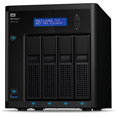 Book Cover WD 40TB My Cloud Pro Series PR4100 Network Attached Storage - NAS - WDBNFA0400KBK-NESN