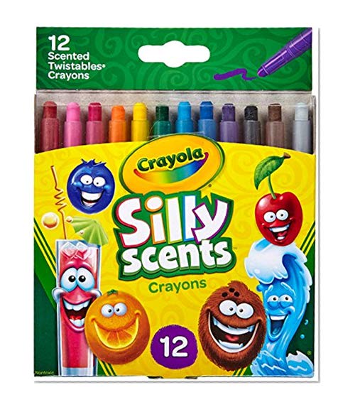 Book Cover Crayola Silly Scents Twistables Crayons, Sweet Scented Crayons, 12 Count