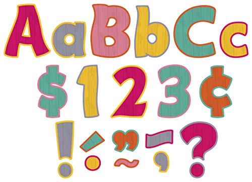 Teacher Created Resources Tropical Punch Funtastic 4" Letters Combo Pack