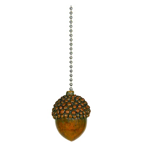 Rivers Edge Products 12" Ceiling Fan Pull Chain Extender, Pull String Extension for Light Fixture, Decorative Fishing Ornament, Room, House, or Cabin Décor