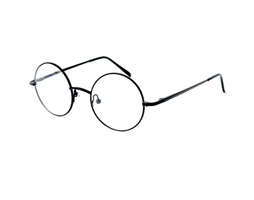 Big Moâ€™s Toys Wizard Glasses - Round Wire Costume Glasses Accessories For Dress Up - 1 Pair