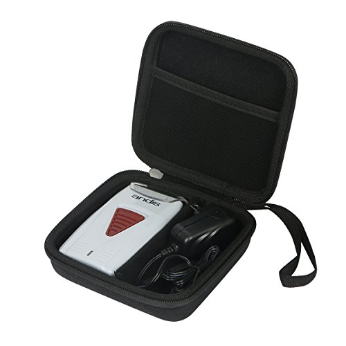 co2crea Hard Travel Case Replacement for Andis 17150 Profoil Lithium Foil Shaver (Black Case -Bigger)