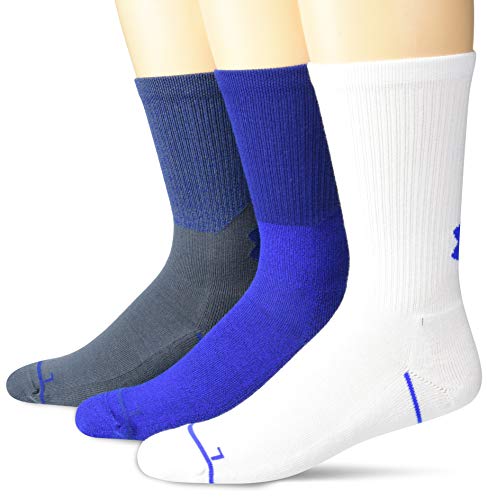 Under Armour Men's Phenom Solid Crew Socks, 3-Pairs