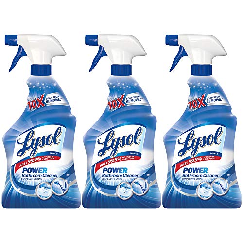 Book Cover Lysol Power Bathroom Cleaner Trigger, 22 Ounces (Pack of 3)