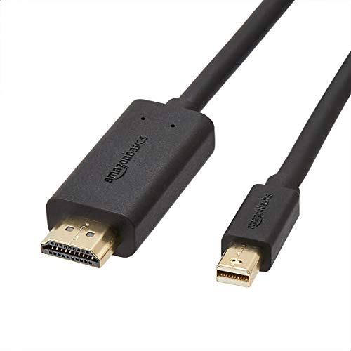 Book Cover Amazon Basics Mini DisplayPort to HDMI Cable 1080p - 10 Feet, 10-Pack