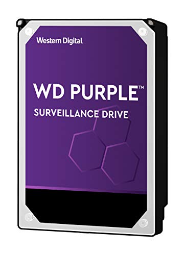 WD Purple 2TB Surveillance Hard Drive - 5400 RPM Class, SATA 6 Gb/s, 64 MB Cache, 3.5" - WD20PURZ