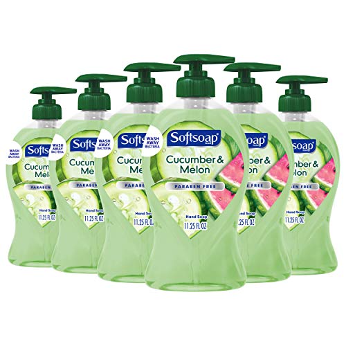 Softsoap Liquid Hand Soap, Cucumber and Melon - 11.25 Ounce(Pack of 6)