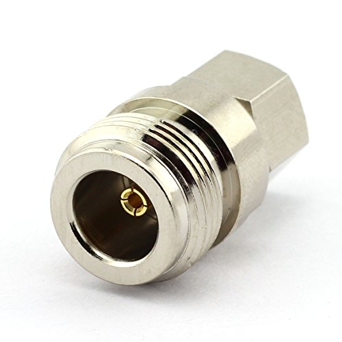 DGZZI 2-Pack N Female to F Male RF Coaxial Adapter N to F Coax Jack Connector