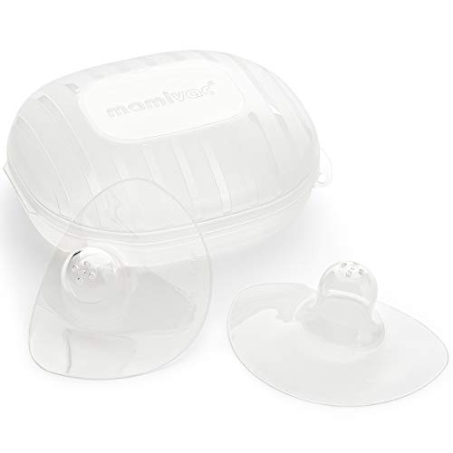 Mamivac - Cherry Shaped Nipple Shield for Breast Milk Pumps - Medium 22mm (Pack of 2)