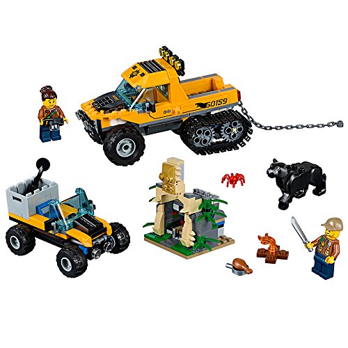 Book Cover LEGO City Jungle Explorers Jungle Halftrack Mission 60159 Building Kit (378 Piece)