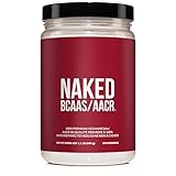 Naked BCAAs Amino Acids Powder, Only 1 Ingredient, 100% Pure 2:1:1 Formula, Vegan Unflavored Branched Chain Amino Acids, Instantized All Natural BCAA Powder Supplement - 500 Grams, 100 Servings