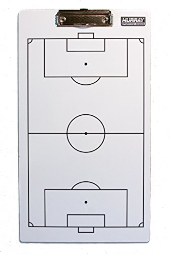 Murray Sporting Goods Dry-Erase Double Sided Soccer Coaches Clipboard