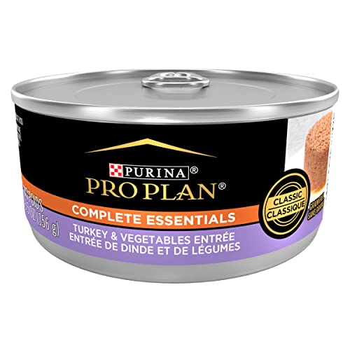 Purina Pro Plan Grain Free Pate Wet Cat Food, Complete Essentials Turkey and Vegetables Entree - 5.5 oz. Can
