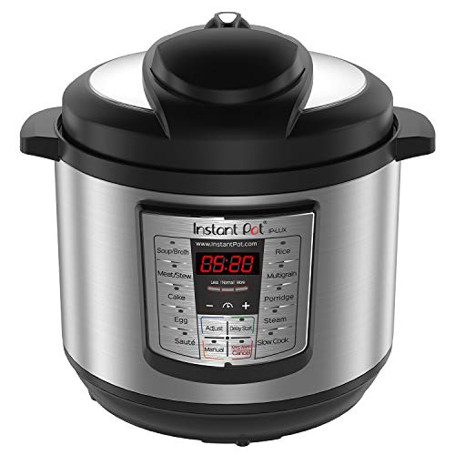 Instant Pot Lux 6-in-1 Electric Pressure Cooker, Sterilizer, Slow Cooker, Rice Cooker, Steamer, Saute, and Warmer, 8 Quart, 12 One-Touch Programs