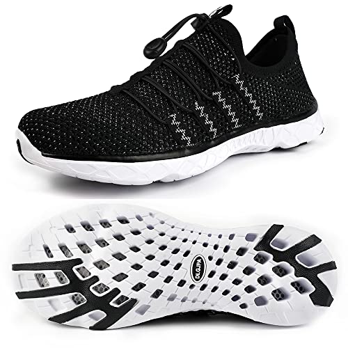 DLGJPA Men's Lightweight Quick Drying Aqua Water Shoes Athletic Sport Walking Shoes