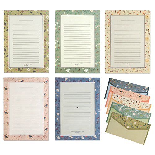 IMagicoo 48 Cute Lovely Writing Stationery Paper Letter Set with 24 Envelope/Envelope Seal Sticker (3)