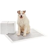 Amazon Basics Cat Pee Pads, 80 Count, Universal Fit for Litter Box, Odor Control, Unscented, White/Purple
