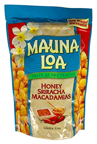 Book Cover Mauna Loa Hawaiian Roasted Macadamia Nuts (Honey Siracha, 10 Ounce)