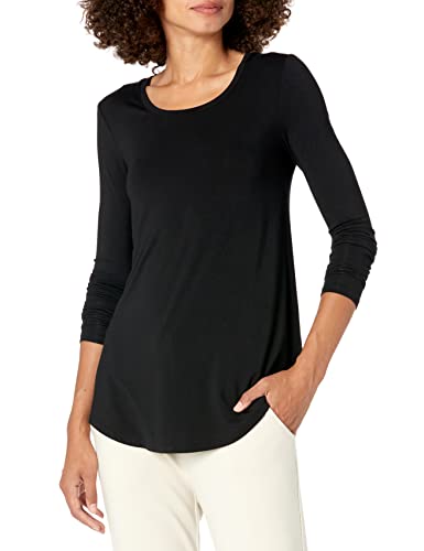 Amazon Brand - Daily Ritual Women's Jersey Long-Sleeve Scoop Neck Tunic