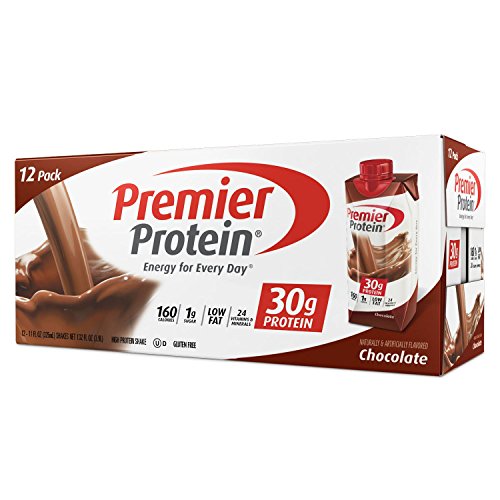Premier Protein 30g Protein Shakes, Chocolate 11 Fluid Ounces - Economy Special size of 12 Pack total