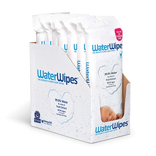 Book Cover WaterWipes Sensitive Baby Wipes, 28 Count (Pack of 7)