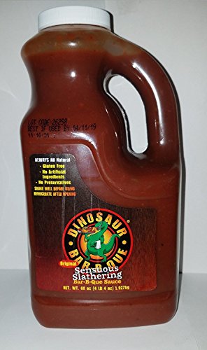 Book Cover Dinosaur Bar-B-Que Original Sensuous Slathering BBQ Sauce-68 Ounce Bottle (Half Gallon)