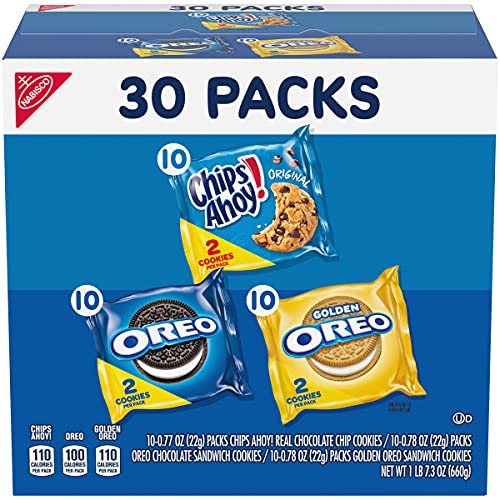 Book Cover NABISCO Sweet Treats Cookie Variety Pack OREO, Nabisco Sweet Treat Cookie Variety, 30 Count