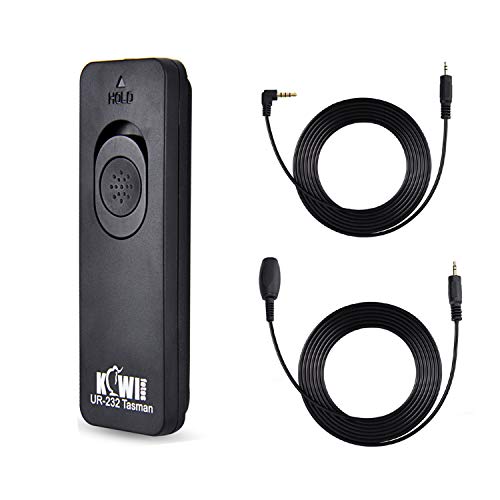 Kiwifotos RS-60E3 Remote Switch Shutter Release Cord for Canon EOS Rebel T6 T7 T5 T8i T7i T6s T6i T5i T4i T3i T2i T1i SL3 SL2 SL1,EOS 90D 80D 70D 77D 60D,EOS RP R M5 M6 Mark II SX70 HS SX60 HS & More