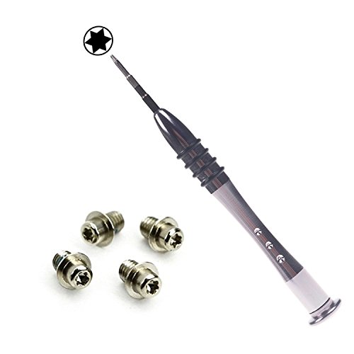 Replacement HDD Hard Drive Screws with Screwdriver for Unibody Apple MacBook PRO A1278 A1286 A1297 Set of 4 (W/ T6 Screwdriver)