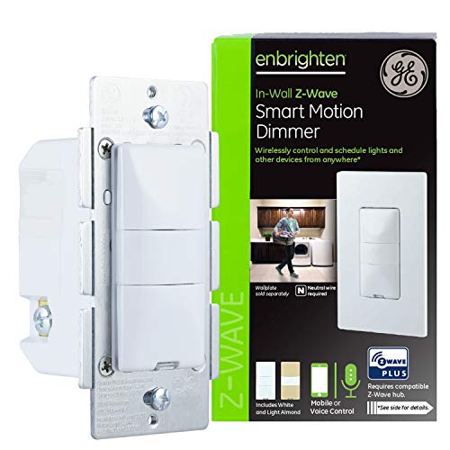 Book Cover GE 26933 Z-Wave Plus 500 Series Motion-Sensing in-Wall Dimmer