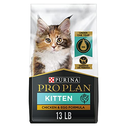 Purina Pro Plan Grain Free, Natural, High Protein Dry Kitten Food, TRUE NATURE Chicken & Egg Recipe - 13 lb. Bag