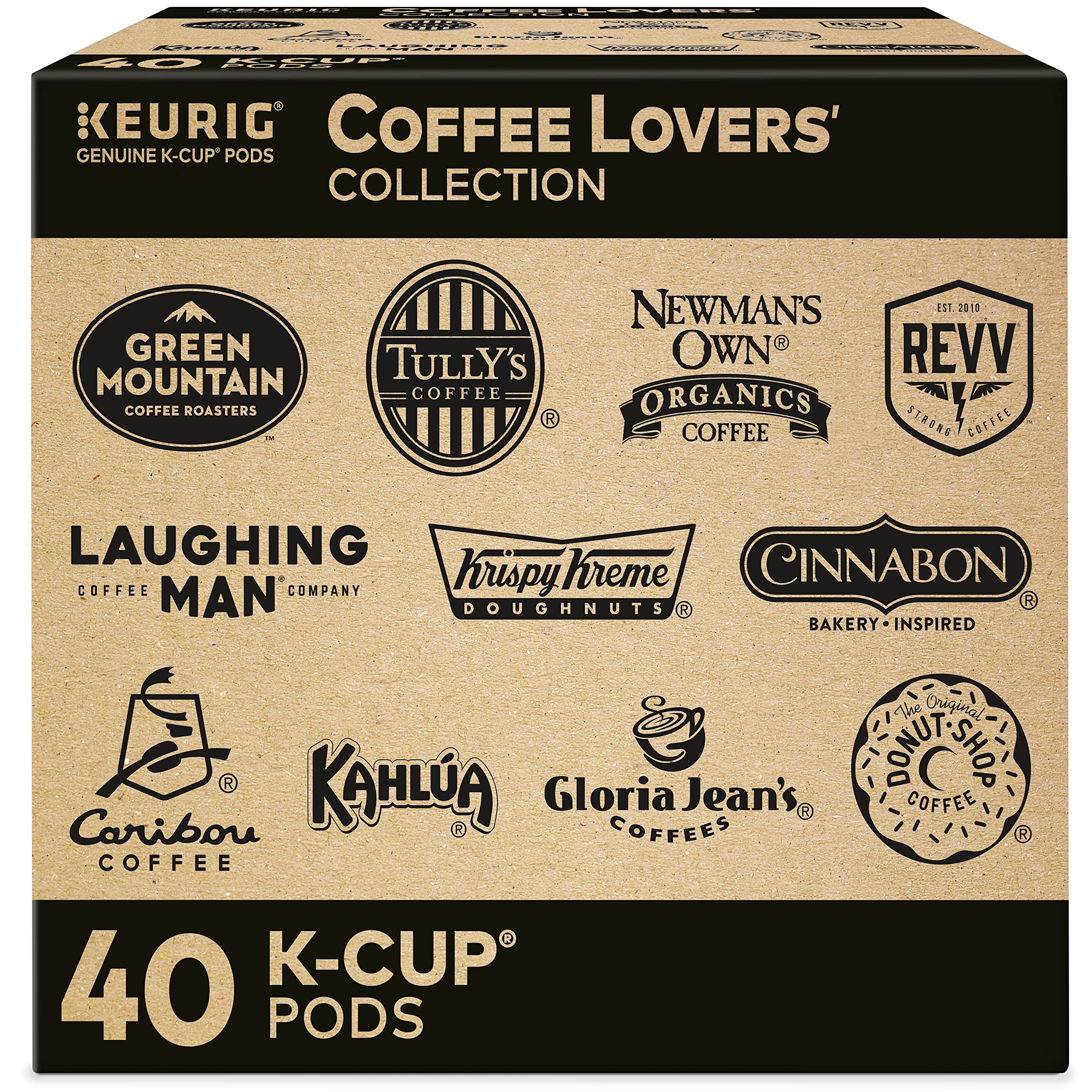 Book Cover Keurig Coffee Lovers' Collection Sampler Pack, Single-Serve K-Cup Pods, Compatible with all Keurig 1.0/Classic, 2.0 and K-Café Coffee Makers, Variety Pack, 40 Count Coffee Lovers' 40 Count (Pack of 1)