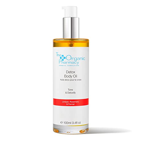 Book Cover The Organic Pharmacy Detox Body Oil, Contains Essential Oils, Vegan Suitable For Cleansing and Rejuvenating Skin, 3.38 oz / 100 ml (New Packaging)