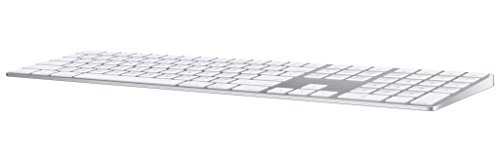 Book Cover Apple Magic Keyboard with Numeric Keypad (Wireless, Rechargable) (US English) - Silver
