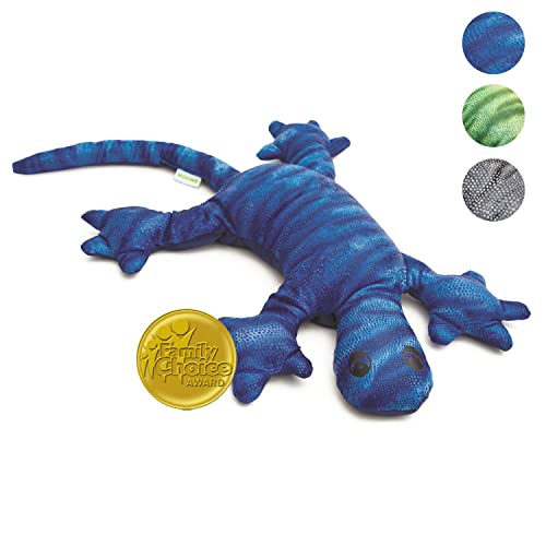 Book Cover manimo Weighted Stuffed Animal for Kids - Lap Pad Sensory Tool - Perfect for Home, Schools, Kindergartens, Daycares Lizard 2kg