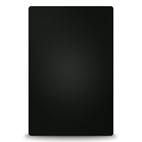Frameless Black Small Chalkboard Chalk Sign Board with Adhesive - Unframed Rectangle Blackboard for Bar, Cafe Menu, Kitchen, Store, Wall (8 x 12)
