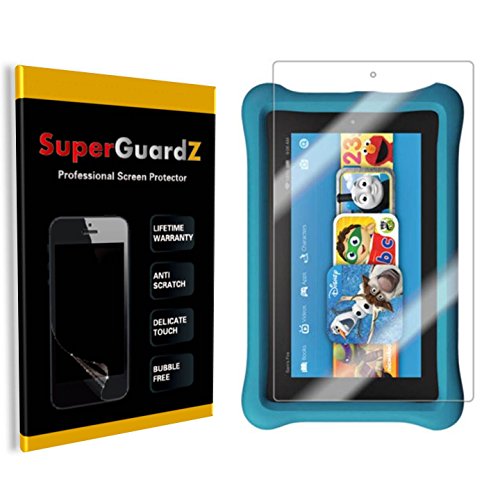 [3-Pack] Fire HD 8 Kids Edition (7th Gen, 2017) Screen Protector - SuperGuardZ, Anti-Glare, Matte, Anti-Fingerprint, Anti-Scratch, Also Fit For Fire HD 8 (7th Gen, 2017) [Lifetime Replacement]