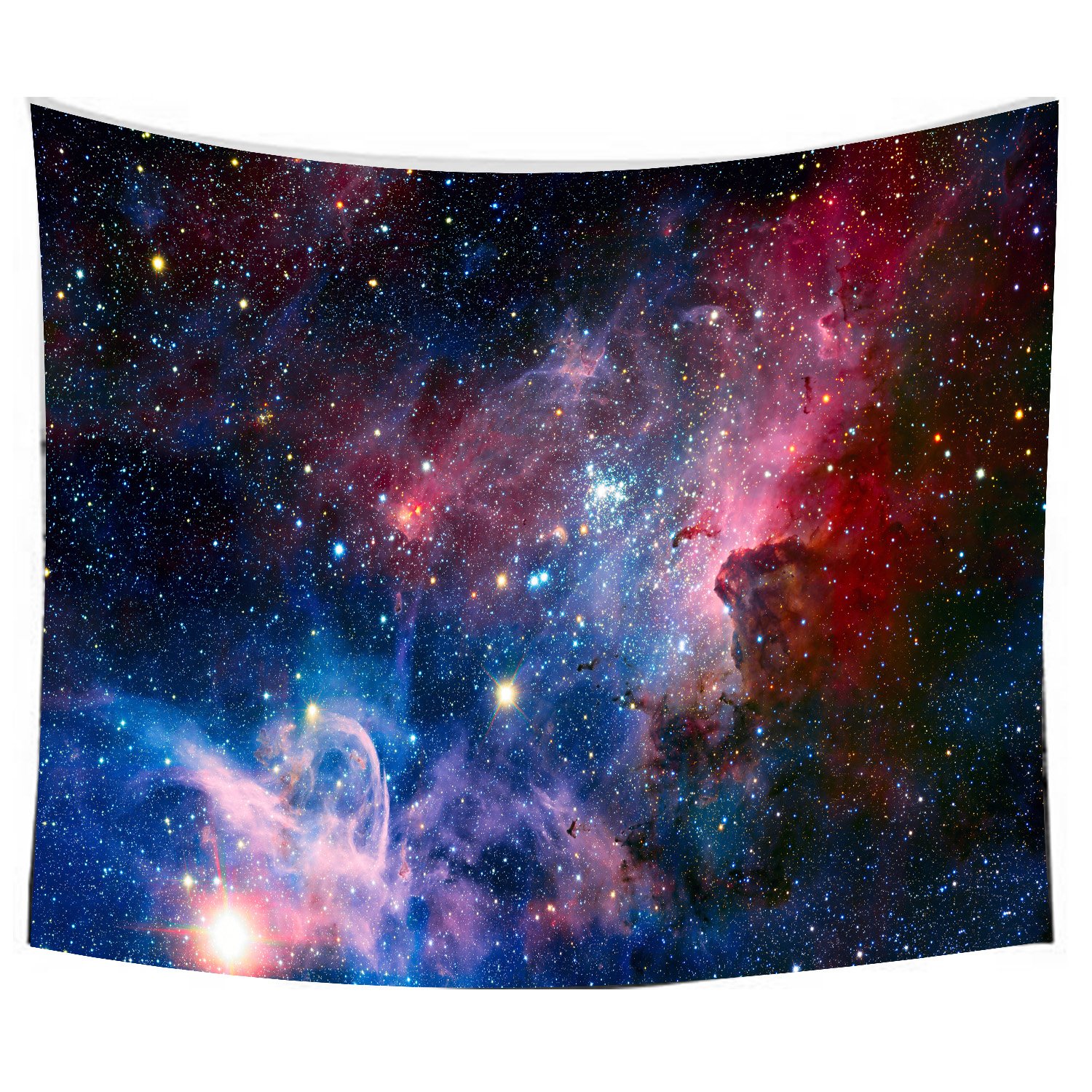 Book Cover Starry Galaxy Sky Tapestry, Home 3D Cosmic Tapestry, Living Room Bedroom Decoration Tapestry, Mattress, Tablecloth (59.1