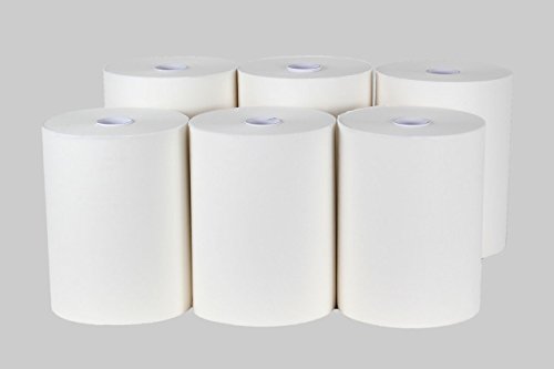 CucinaPrime High Capacity Dispenser Paper Towels, 10" x 800' Roll, (6 Rolls of approx. 800 Feet)