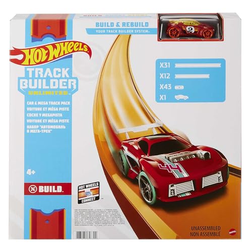 Book Cover Hot Wheels Car & Mega Track Pack [Amazon Exclusive]